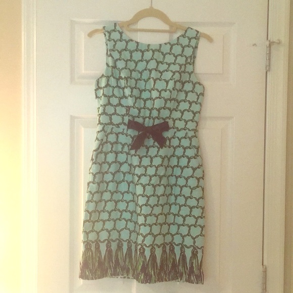 Lilly Pulitzer Macrame Me print dress size 0 - Picture 1 of 4
